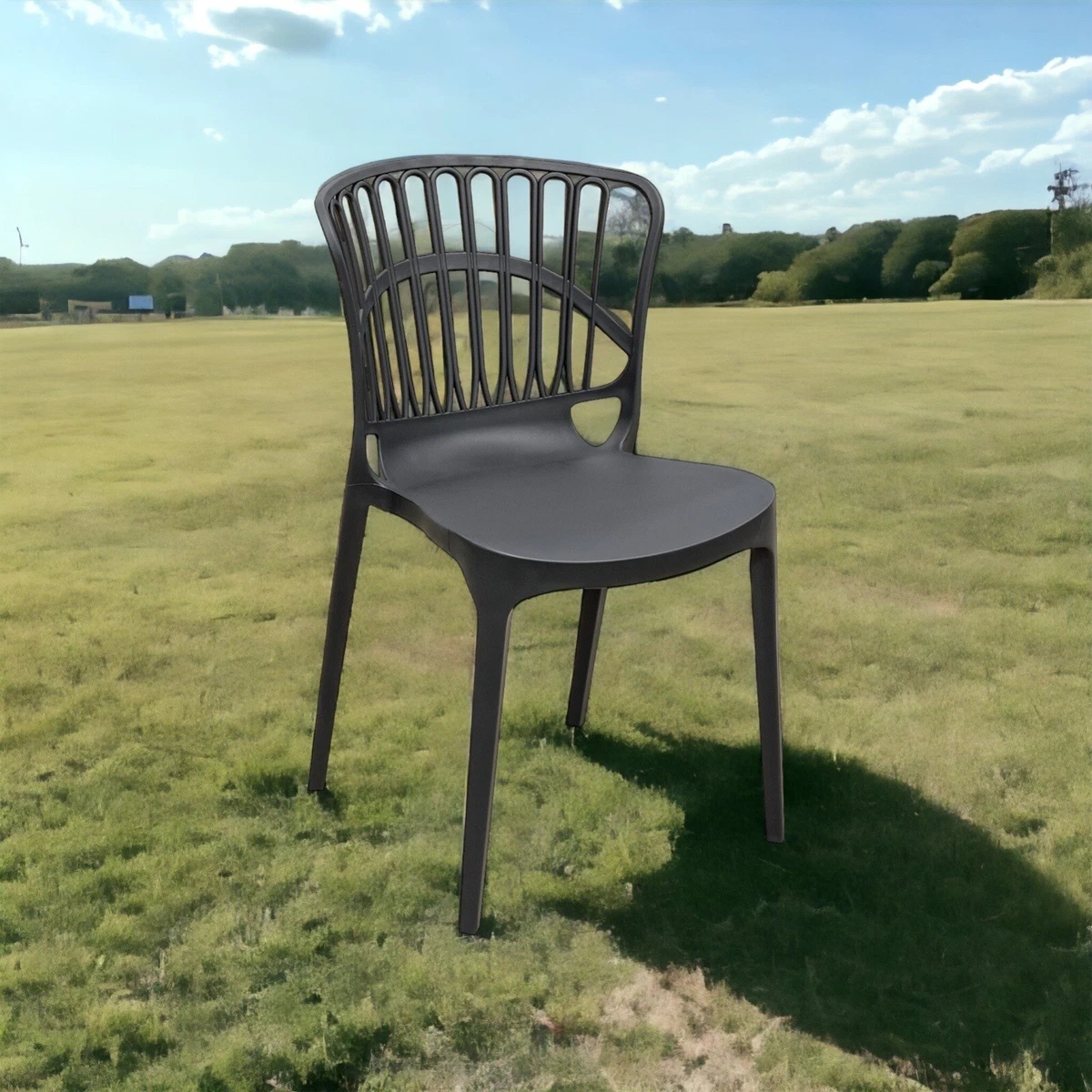 Plastic moulded garden chairs deals