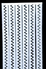 WHITE GERMAN DRESDEN DIE CUT TRIM Sm. POINTS BORDER VICTORIAN CRAFTS