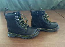 Dr Marten's 1460 T Panel, Black, Toddler US 7, NIB