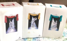 Swarovski Masquerade 1999-2001 Trilogy with COAs + Title Plaques + Stands