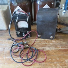 Vintage Metro Tel Corp Bell System Ohms Points Tester Meter Triplett CK-8455 L2