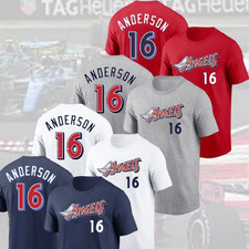 Rip - Garret Anderson 16 Anaheim Angels Name Number Thanks For Memories Rip - Garret Anderson 16 Anaheim Angels Name Number Thanks For Memories