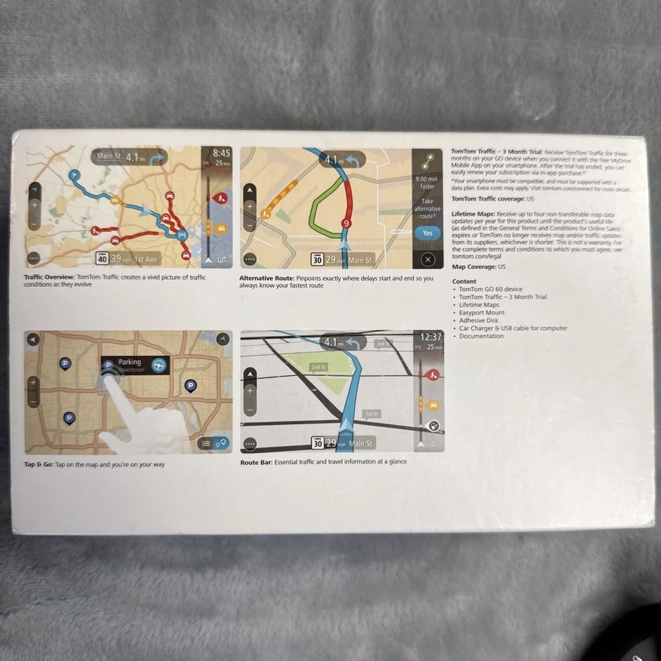 TomTom GO 60 6" GPS Navigator – Lifetime Maps, Traffic via Smartphone, Tested - Image 3 of 4
