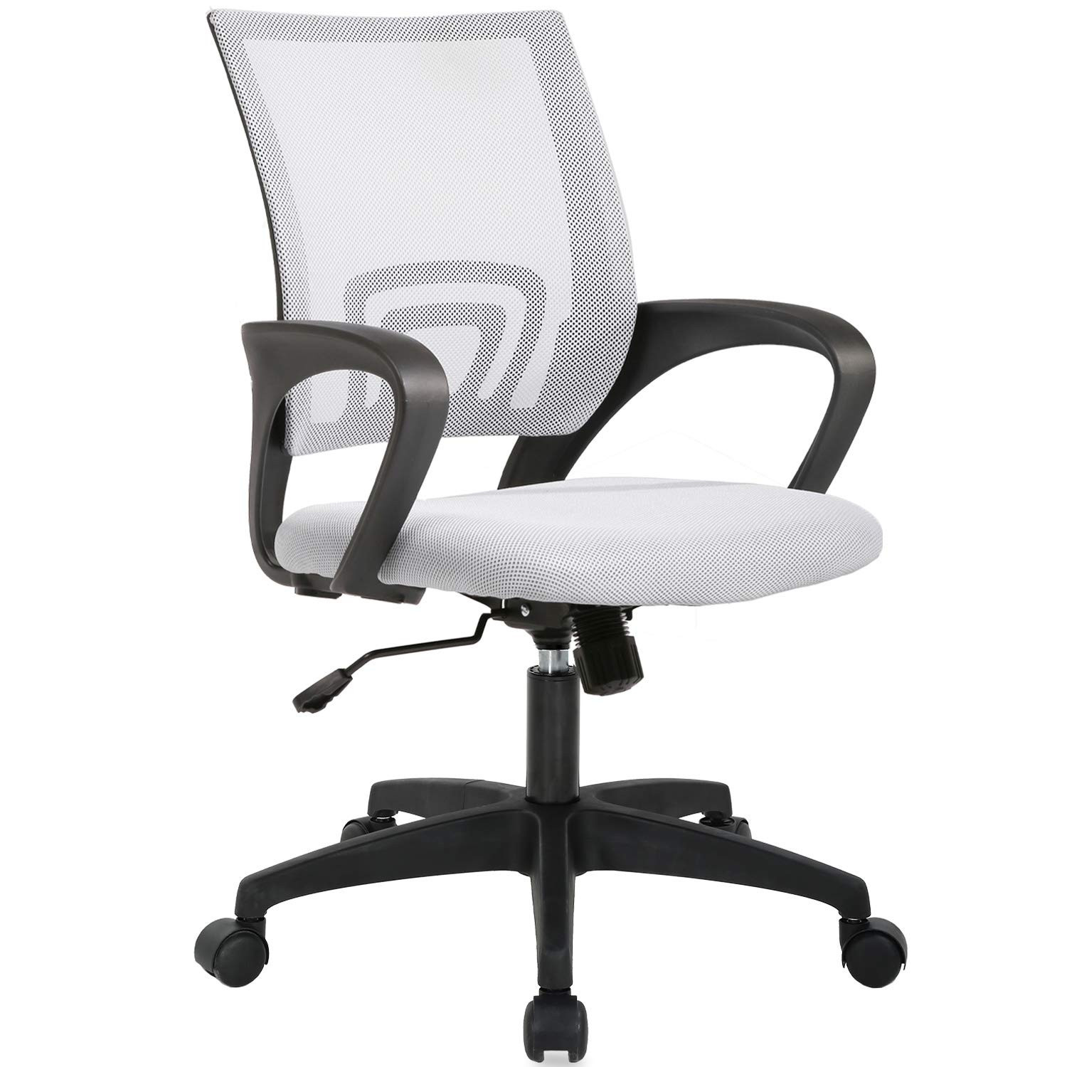 Ergonomic Mesh Home Office Chair with Lumbar Support for Comfortable Desk Work