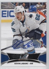 2016-17 Upper Deck AHL Auto SP Kevin Labanc #134 Auto x0a