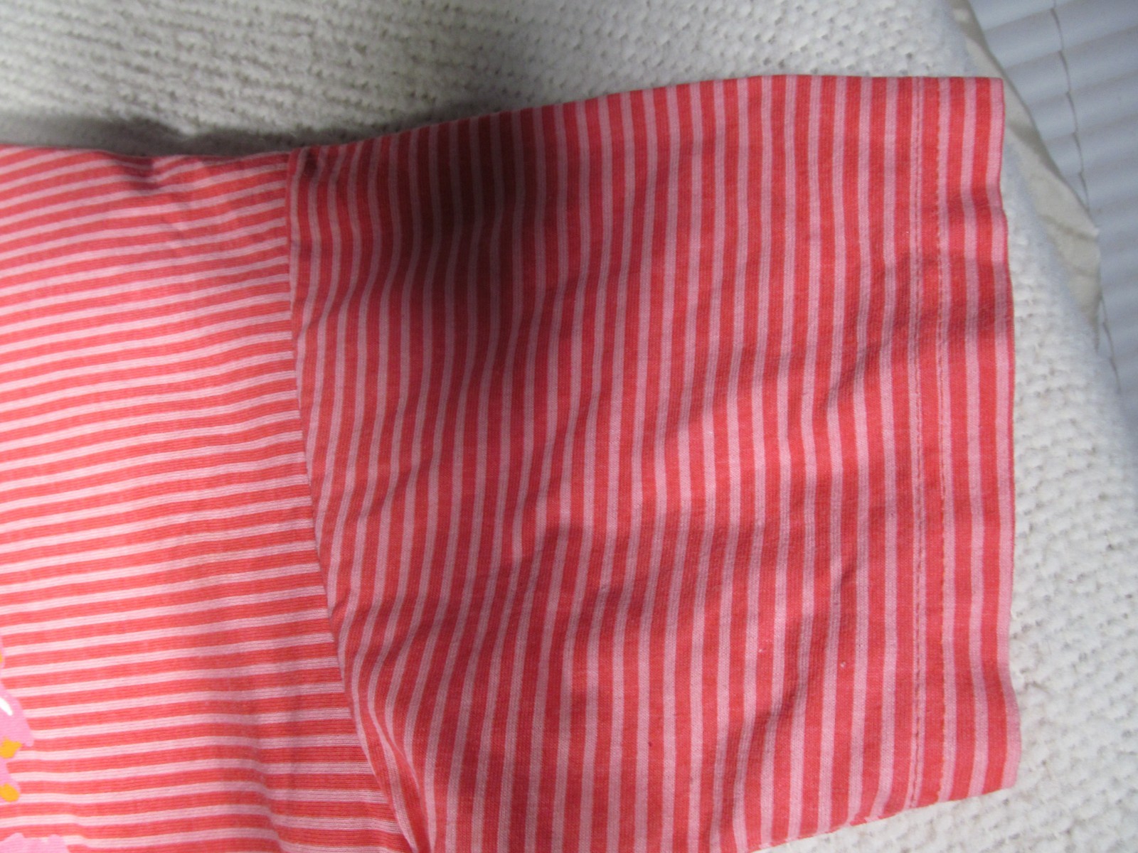 Bobbie Brooks Women Shirt Large  Stripe Flower Short Sleeve thumbnail 8