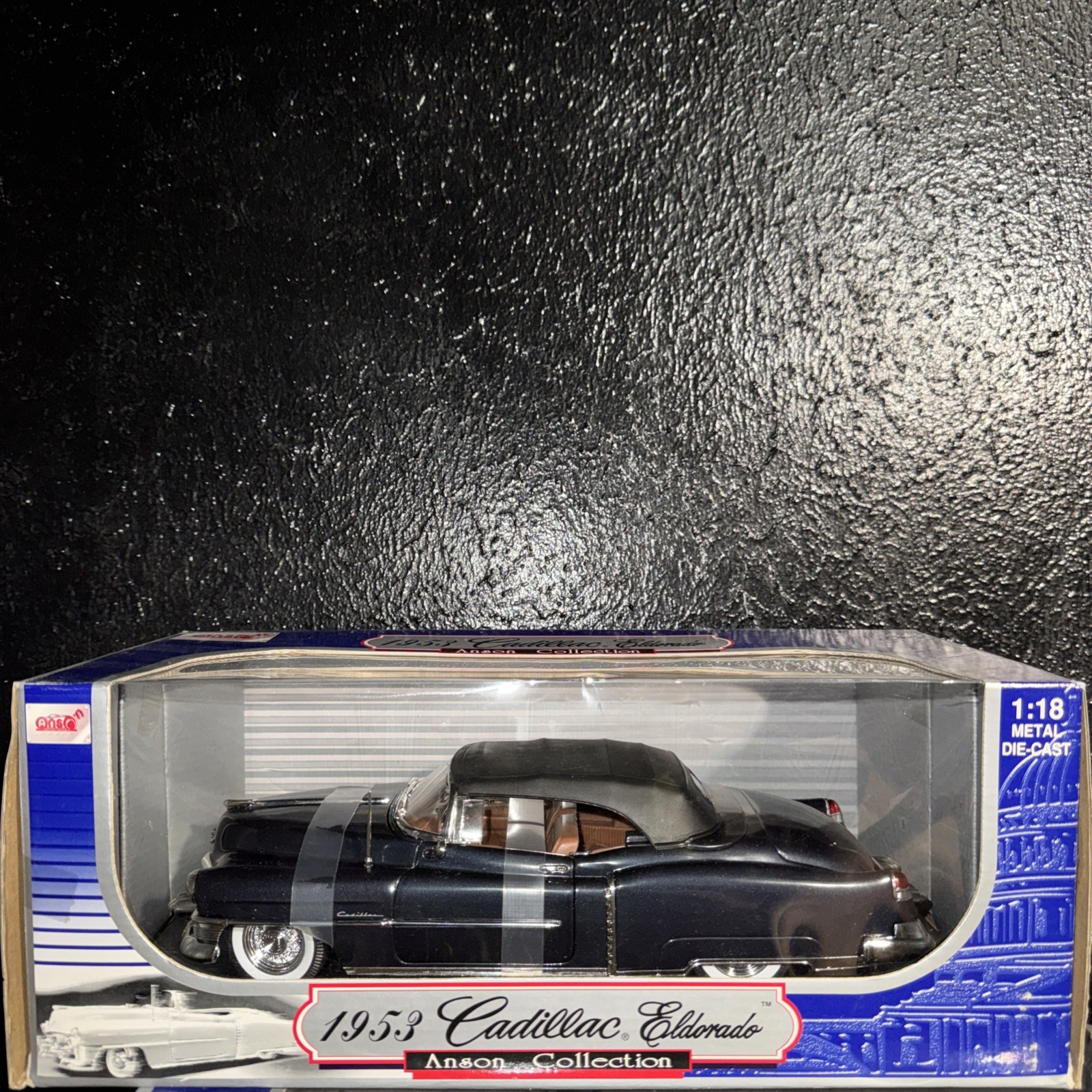 Anson Collection 1953 CADILLAC ELDORADO Convertible 1:18 Scale Diecast Model Car