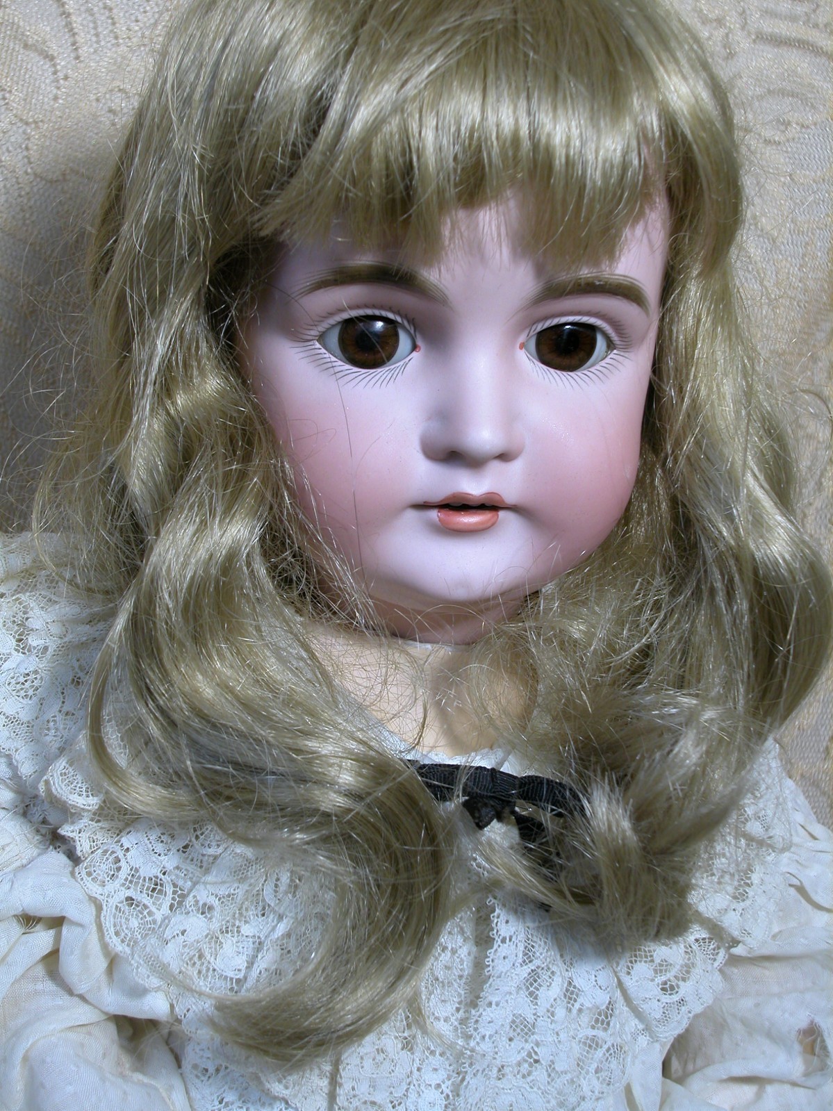 Antique German Kestner Doll # 164 Bisque Head Composition body Orig outfit 29