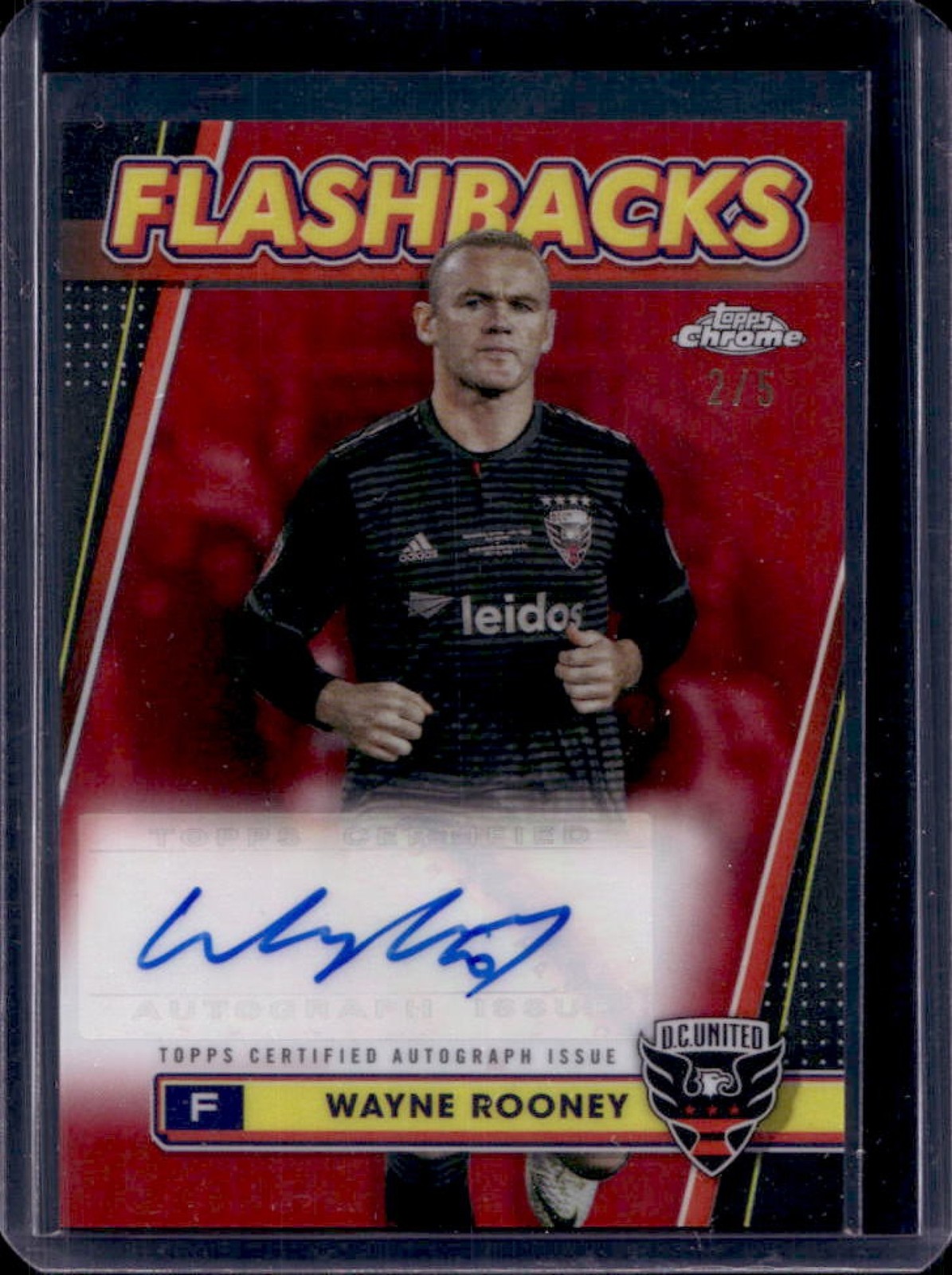 Wayne Rooney 2024 Topps Chrome MLS #FA-WR MLS Flashbacks