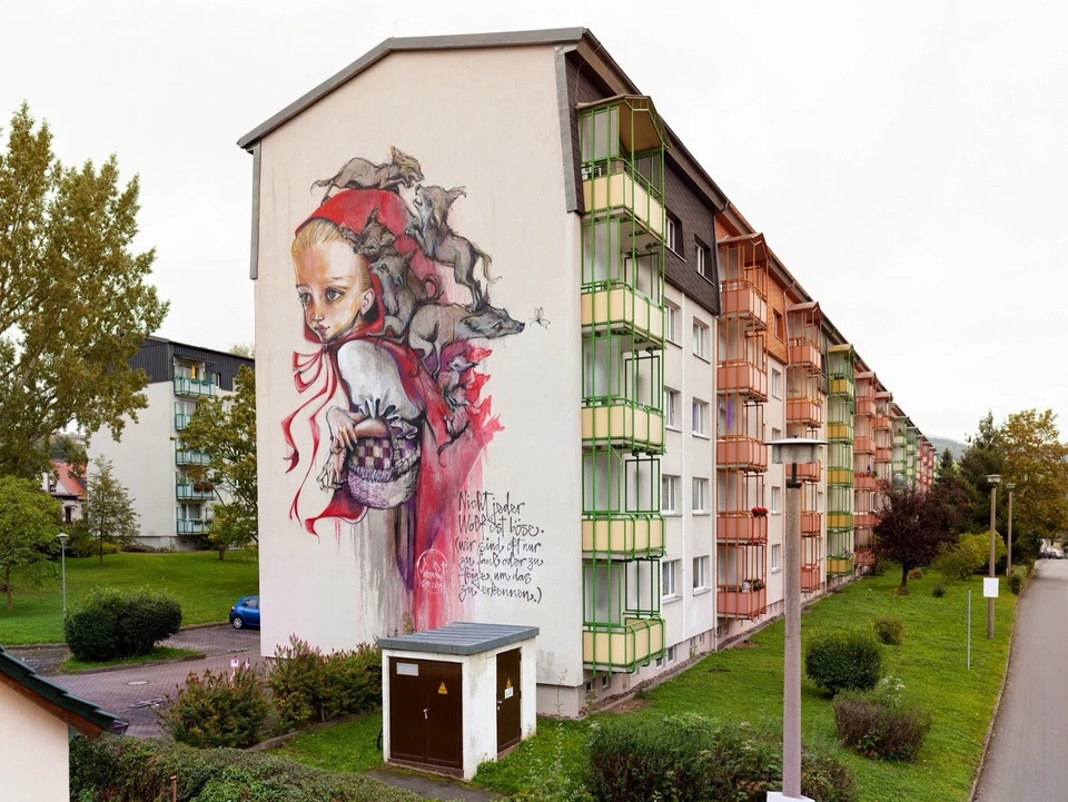 HERAKUT • Dibujo a lápiz original • Érase una vez, 2014 Foto 3 de 4