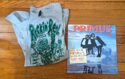 PRiMuS - 'TaLes FRoM PuNChboWL' - ORiG 1995 *SEaLed* ViNyL LP /w/ boNuS T-ShuRT!