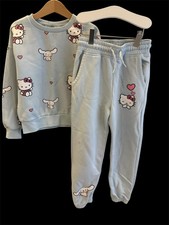 Sanrio Hello Kitty Friends cinnamon roll Blue Tracksuit Set &ndash; Kids Primark 6-8yr