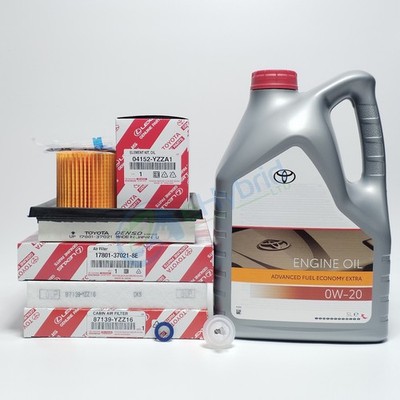 Genuine Lexus NX300H Service Kit 2014 - 2021 0W20 Oil Filters AGZ10 AGZ15 AYZ15