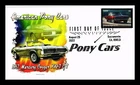 DR JIM STAMPS US COVER PONY CARS 1967 MERCURY COUGAR XR-7 GT FDC PANDA CACHET