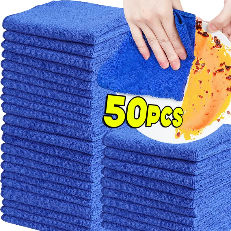 Premium Microfiber Car Wash Towels for Drying & Household Cleaning