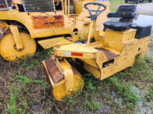 Yellow Static Single Smooth Drum Roller for Asphalt and Soil