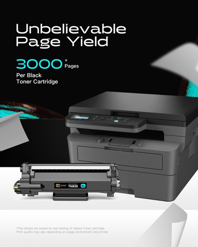 Cartuchos de tóner TN830XL (con chip) repuesto para Brother TN830-XL TN-830... - Imagen 3 de 8