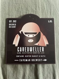 Caveman Brewery Cave dweller Beer Clip