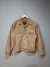 Vintage Pioneer Wear Genuine Suede Leather Western Jacket Tan Size 42