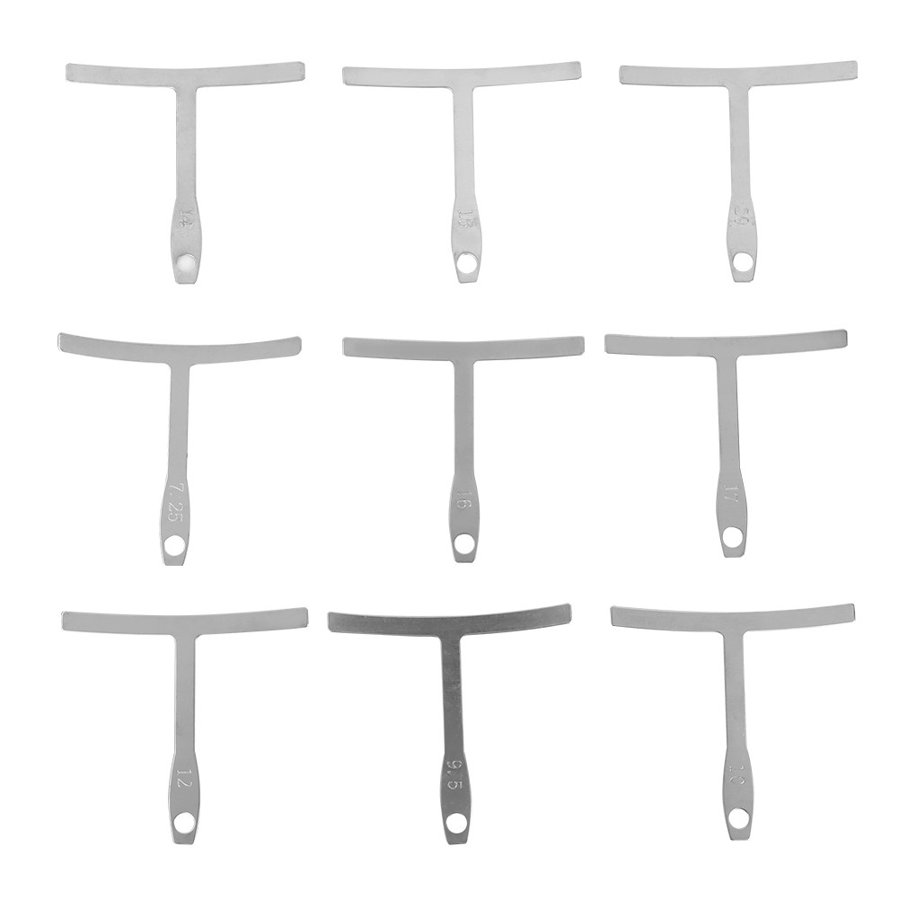 9 Pcs Understring Radius Gauge For Accurate Guitar Setup