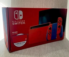🔴 Nintendo Switch - Super Mario - NEW - Red & Blue Limited Edition Console 🔵