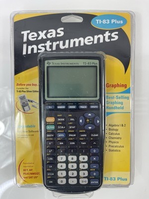 Texas Instruments TI-83 Plus Graphing Calculator Back To School Algebra Calculus