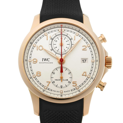 IWC Portugieser Yacht Club Chronograph IW390501 Silver Men's Used Watch #61016