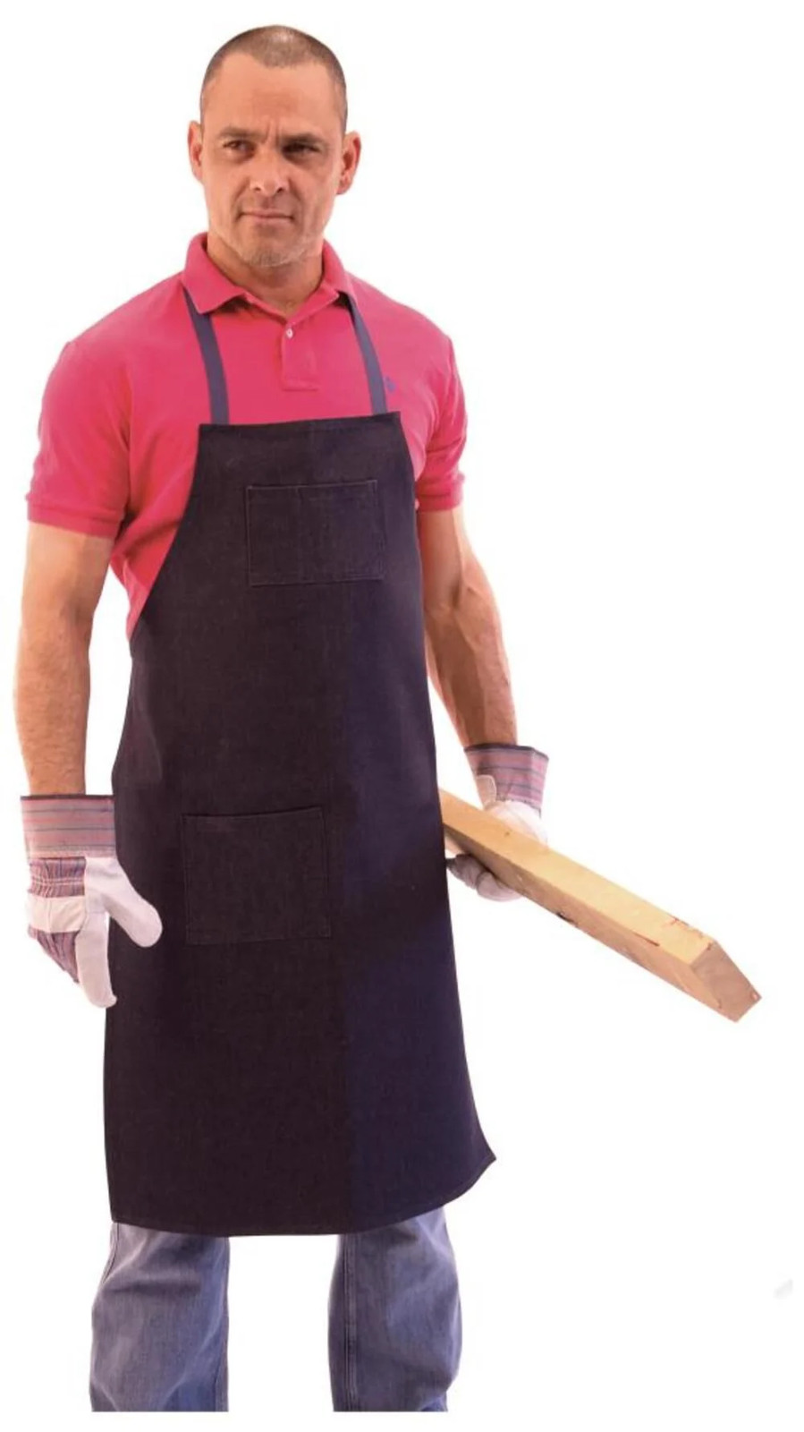 Erb F4 Джинсовый нагрудник-фартук цвета индиго Osfm 4190₽