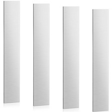 Gisafai 4 Pcs Pure Nickel Strip Anode 0.04 x 1 x 6 Inches, true color