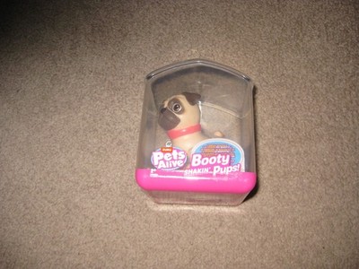 New Zuru Pets Alive Booty Shakin' Pups! Pug 3'' Interactive Dog  Puppy