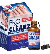 2pk Pro ClearZ Fungal Shield Maximum Strength Brush-On Anti-fungal Liquid 1 oz