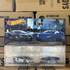 HOT WHEELS Premium 2 Pack Lamborghini Aventador Huracan