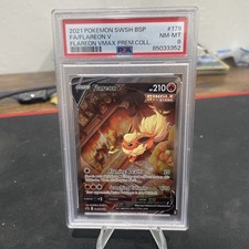 PSA 8 carte promozionali Flareon V SWSH179 spada e scudo