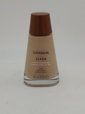 Covergirl Clean 125 Buff Beige Liquid Foundation Natural Lightweight