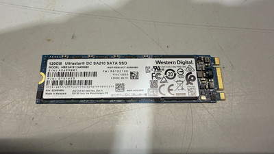 WD Ultrastar DC SA210 120GB SSD M.2 2280 Internal SSD SATA HBS3A1912A4M4B1