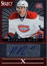 2013-14 Select Youth Explosion Autographs #YERD Raphael Diaz SP Auto - HKY