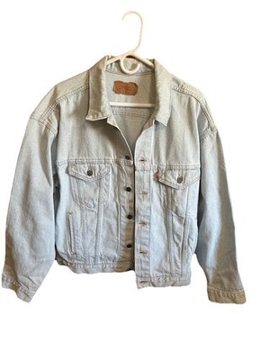 Vintage Levi s 70507 4803 USA Trucker Jacket L 527 Buttons Oversized Near Mint
