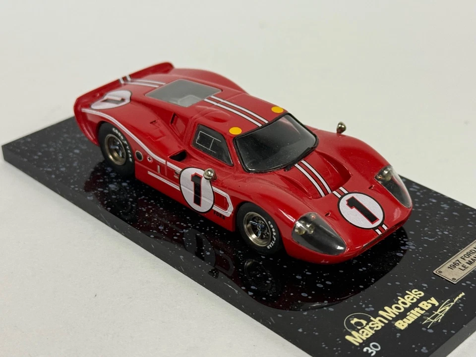 1/43 Marsh Models Ford GT40 MK IV ganador 1967 LeMans Gurney/Foyt ABG341 Foto 4 de 4