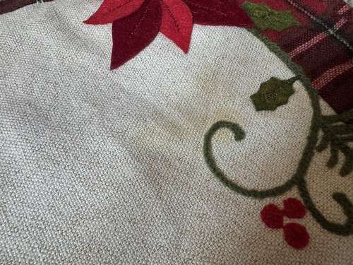 Placemats Set Of 6 Reindeer Country Lodge Cabin Christmas Plaid 13x18 *READ* - Picture 5 of 10