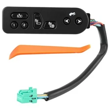 15116862 Seat Heater Switch with Adjustable Pedals, Front Left, Driver Side, 
