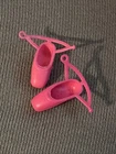 BARBIE MATTEL Doll Shoes Vintage Fashion 1980s Superstar Pink Ballerina Slippers