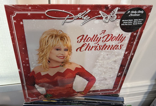 Dolly Parton - A Holly Dolly Chirstmas Silver Vinyl LP NEW Sealed