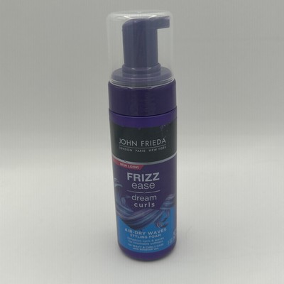 John Frieda Curl Defining Frizz Ease Air-Dry Waves Styling Foam 5 fl oz