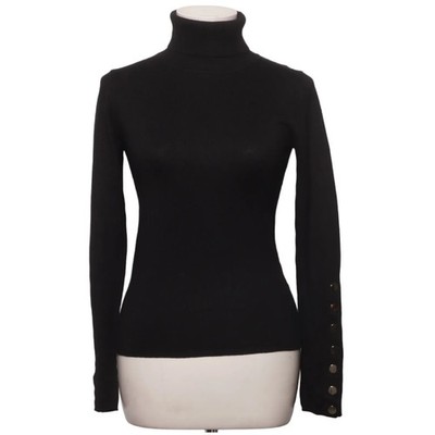 Ba&sh, Rollkragenpullover, Größe: M, Schwarz, Einfarbig, Damen #egg