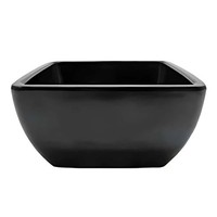 Schwarze Quadratische Melamin-Schale 8X8X4 Cm | Aperitif-Saucenschale