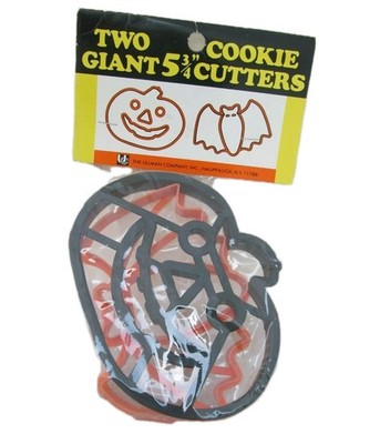 Halloween Plastic Cookie Cutter Set Pumpkin Bat Autumn Fall Party Kitchen Decor 