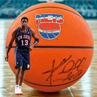 Kendall Gill Signed New Jersey Nets Basketball Autographed Vintage NBA Ball