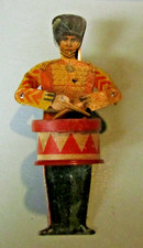 Antiguo juguete de émbolo PW DRGM Alemania soldado de hojalata 7" de alto funciona sin base