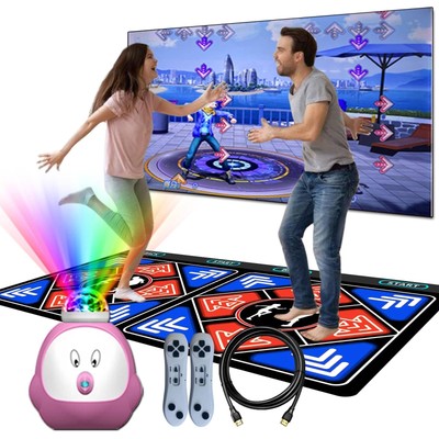 Flanell Tanzmatte für Kinder und Erwachsene, elektronische Tanzunterlage für TV,