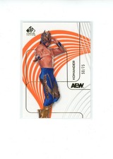 2025 Upper Deck SP Signature Edition AEW Komander #50 Orange 50/75